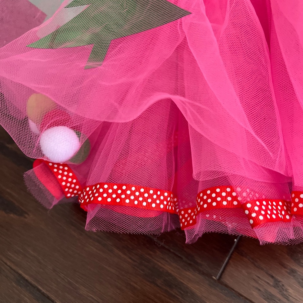 Infant Tulle Christmas Skirt - Picture 2 of 6